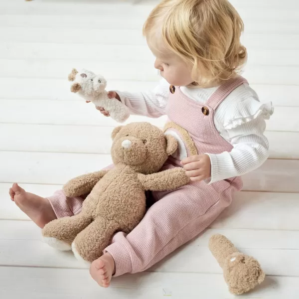 NATTOU Hračka plyšová chrastítko Teddy žirafa 14 cm, 0m+
