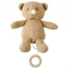 NATTOU Hračka plyšová hudební Teddy medvídek 24 cm, 0m+