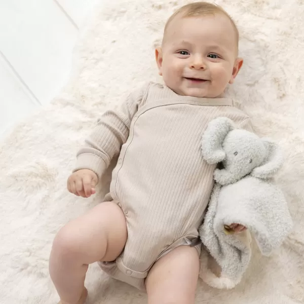 NATTOU Mazlíček plyšový Teddy slůně 28 x 28 cm, 0m+