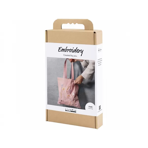 Creativ Company Kreativní sada Vyšívaná textilní taška