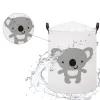 Sipo Koš na hračky se šňůrkou, skládací bavlněný / 43 l, Koala