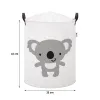 Sipo Koš na hračky se šňůrkou, skládací bavlněný / 43 l, Koala