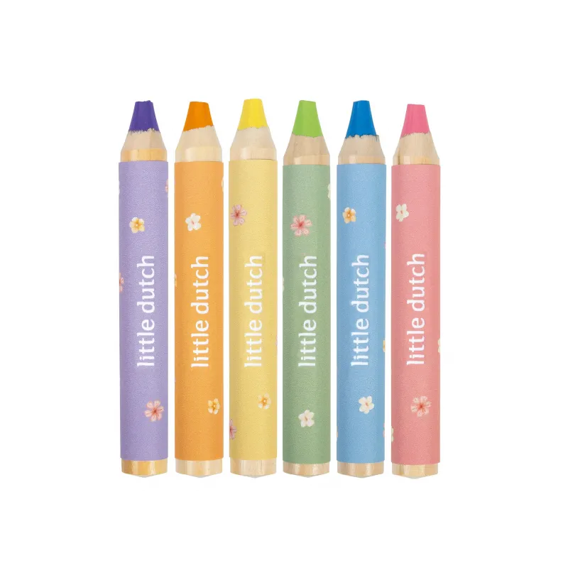 Little Dutch Pastelky 6 ks Rosa