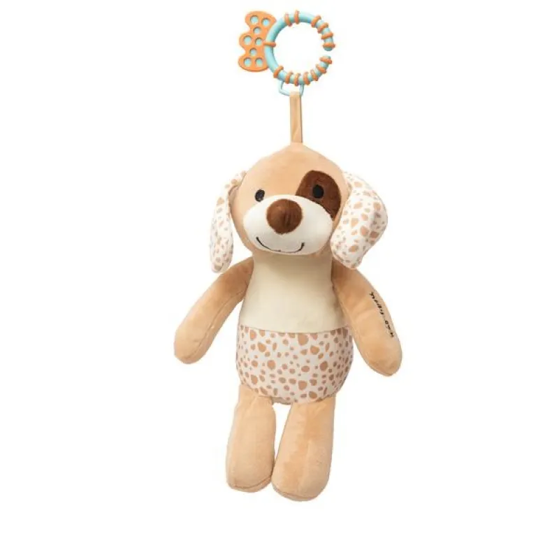 Baby Mix Plyšová hračka pejsek hnědý