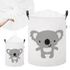 Sipo Koš na hračky se šňůrkou, skládací bavlněný / 43 l, Koala