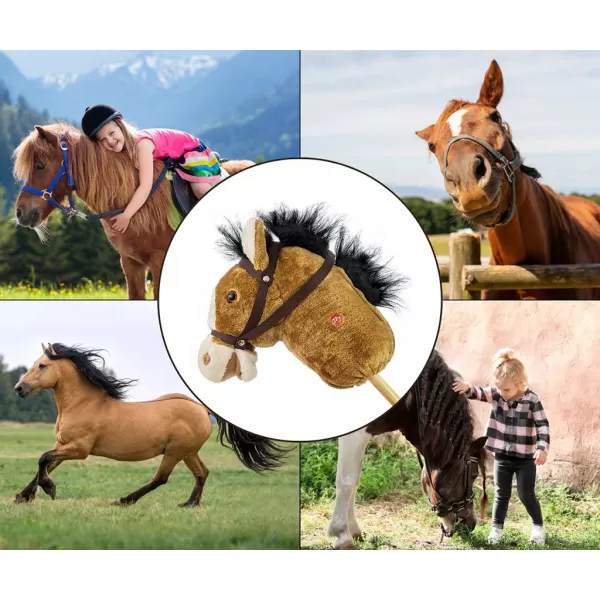 Milly Mally Hobby Horse se zvukem light brown
