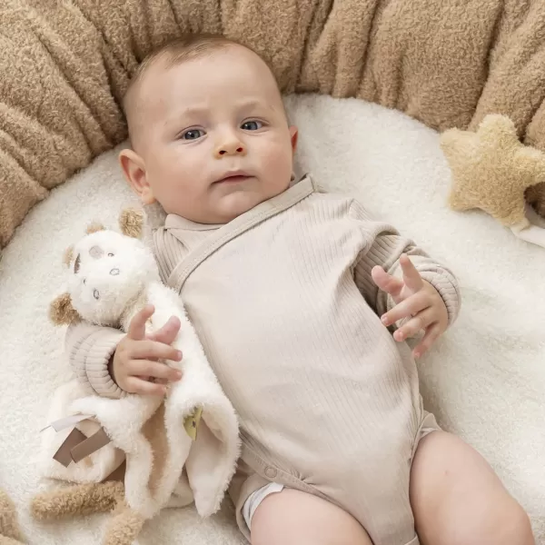 NATTOU Mazlíček plyšový Teddy žirafa 28 x 28 cm, 0m+