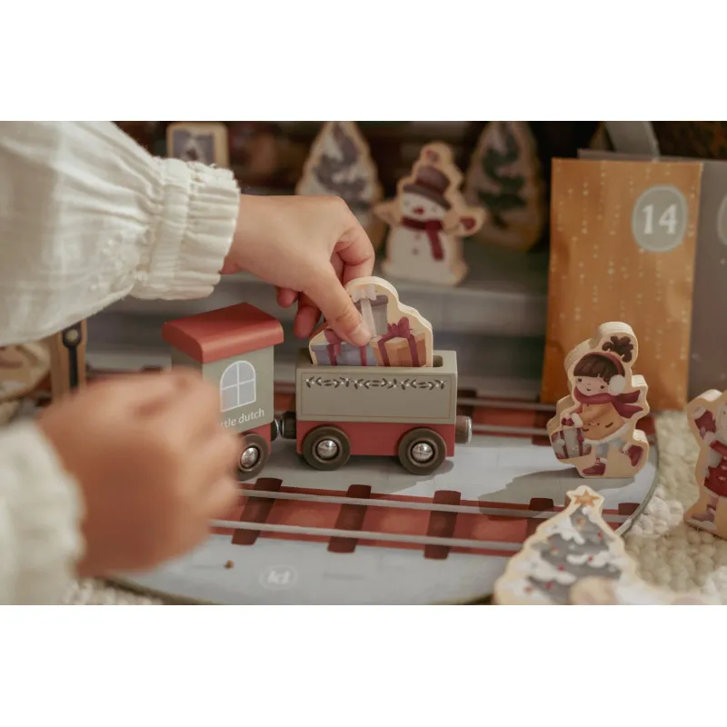 Little Dutch Adventní kalendář Vlakové nádraží