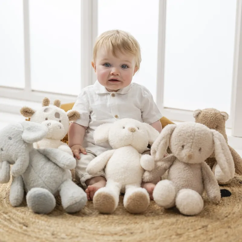 NATTOU Hračka plyšová Teddy zajíček 34 cm, 0m+