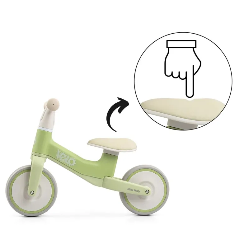 Milly Mally Dětské balanční kolo Velo Green