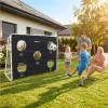 Mimulo Fotbalová branka s přesnostní plachtou Baby Mix black