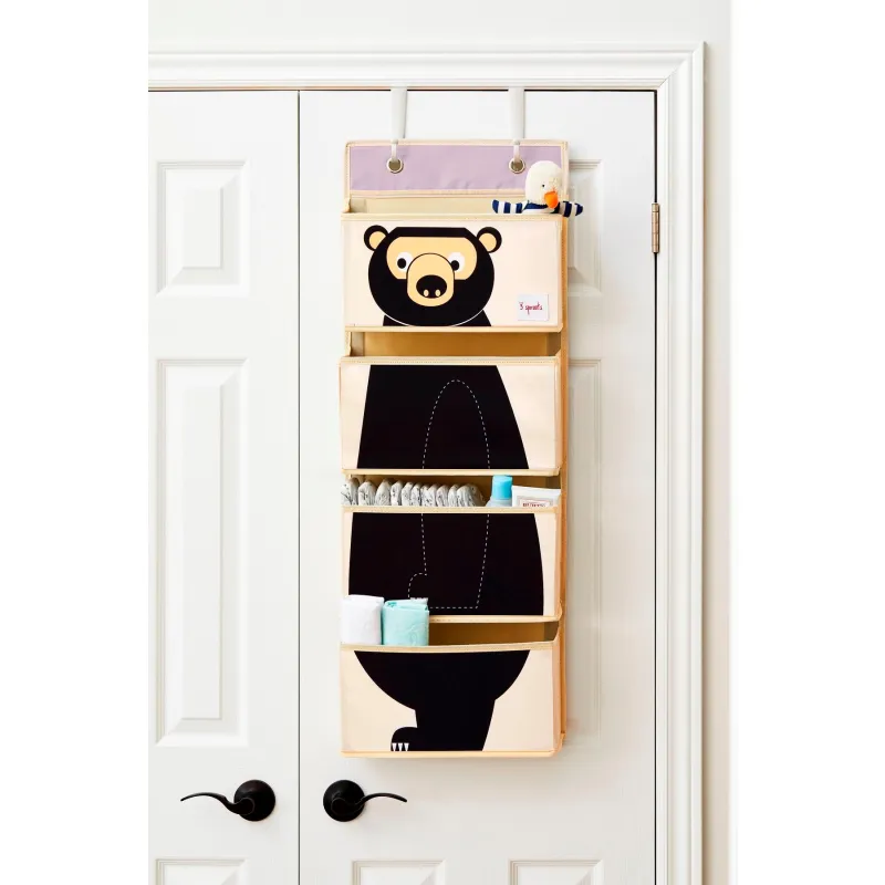 3 SPROUTS Závěsný organizér Bear Black
