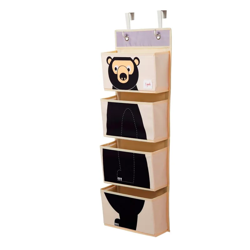 3 SPROUTS Závěsný organizér Bear Black