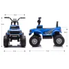 Milly Mally Elektrická čtyřkolka Ford F-150 Raptor blue
