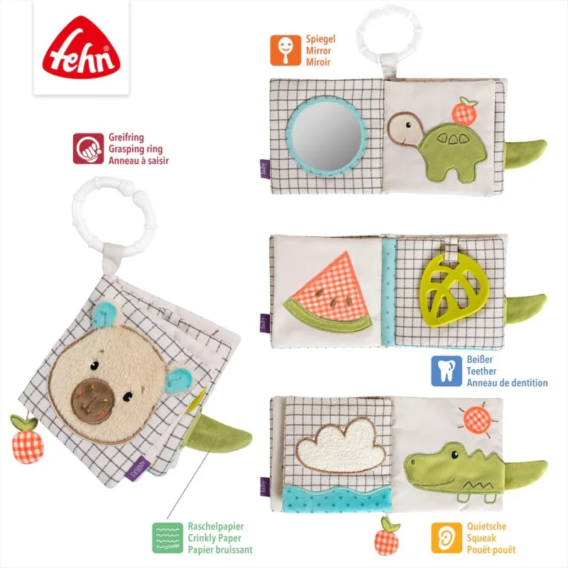 Baby Fehn Plyšová knížka capybara