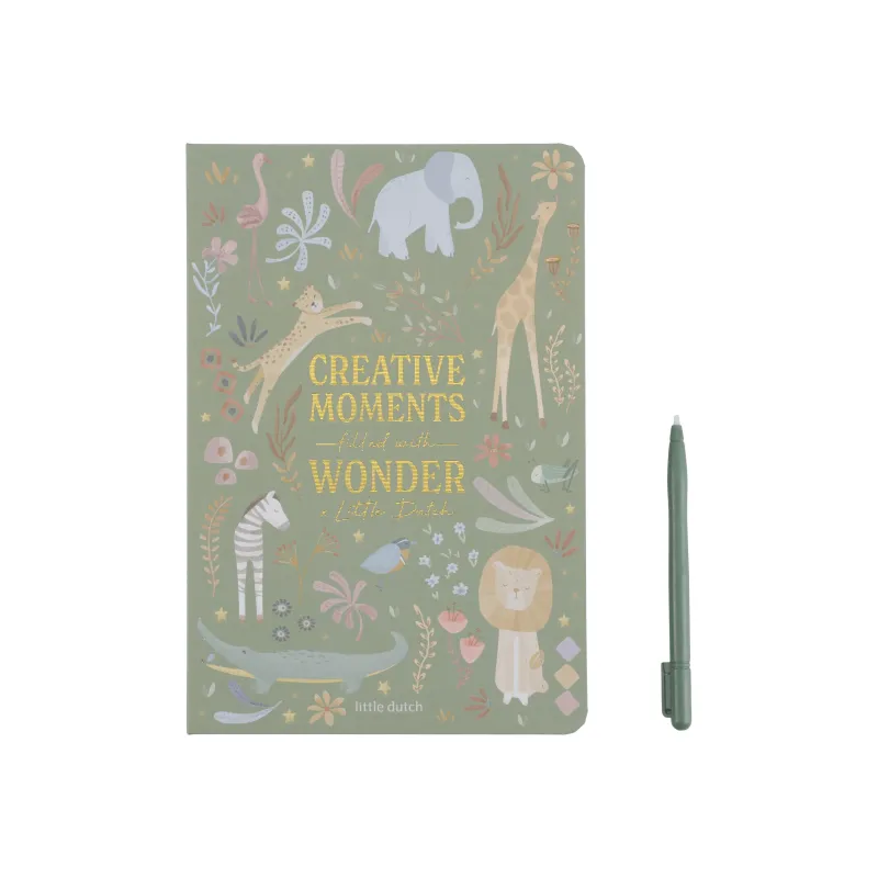 Little Dutch Kreslicí tablet Green Safari Friends