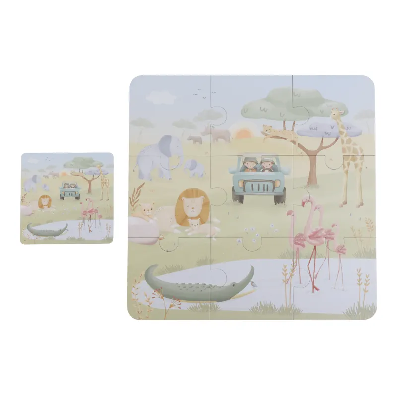 Little Dutch Puzzle 6v1 Safari Friends