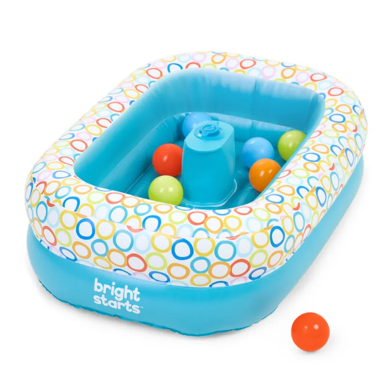 BRIGHT STARTS Vanička a bazén s míčky Bathe & Giggle™ 2 v 1, 6m+