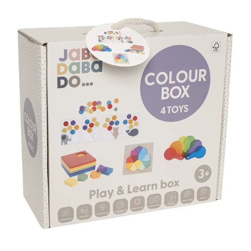 JABADABADO Play and Learn box Barvy