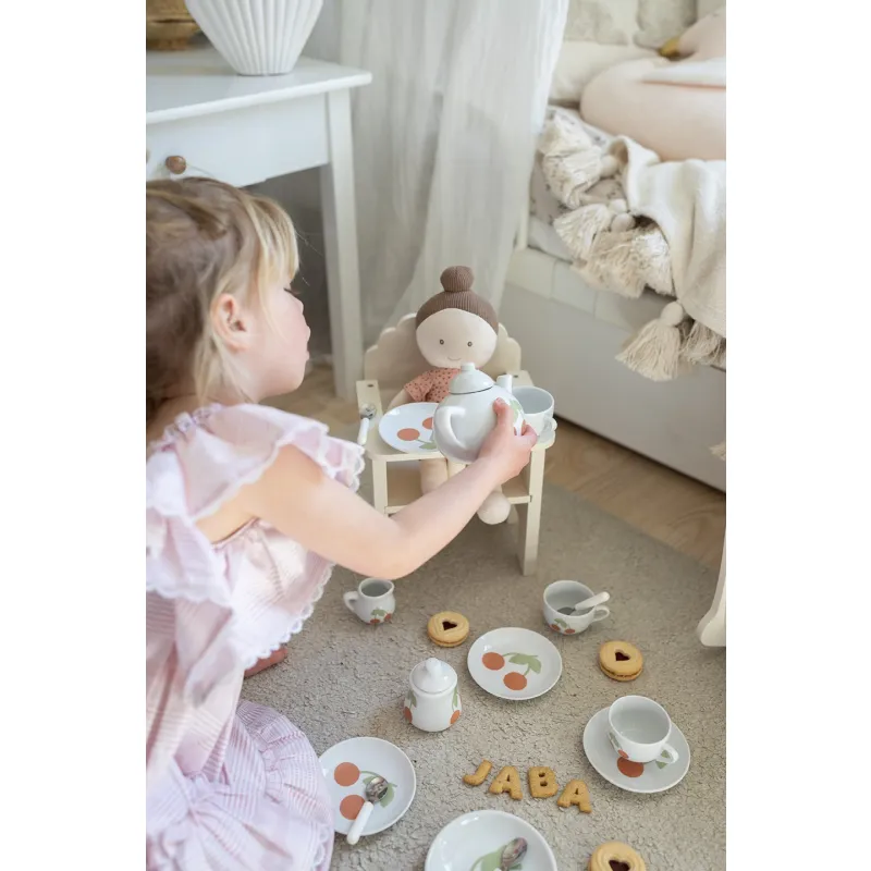 JABADABADO Porcelánový čajový set Třešeň