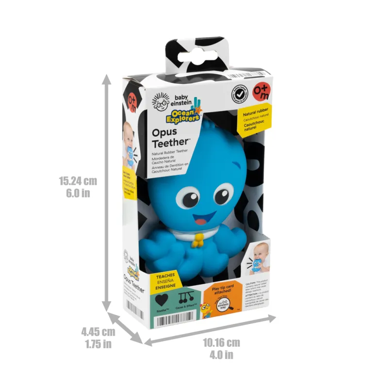BABY EINSTEIN Kousátko z přírodního kaučuku Soothing Opus™, 0m+