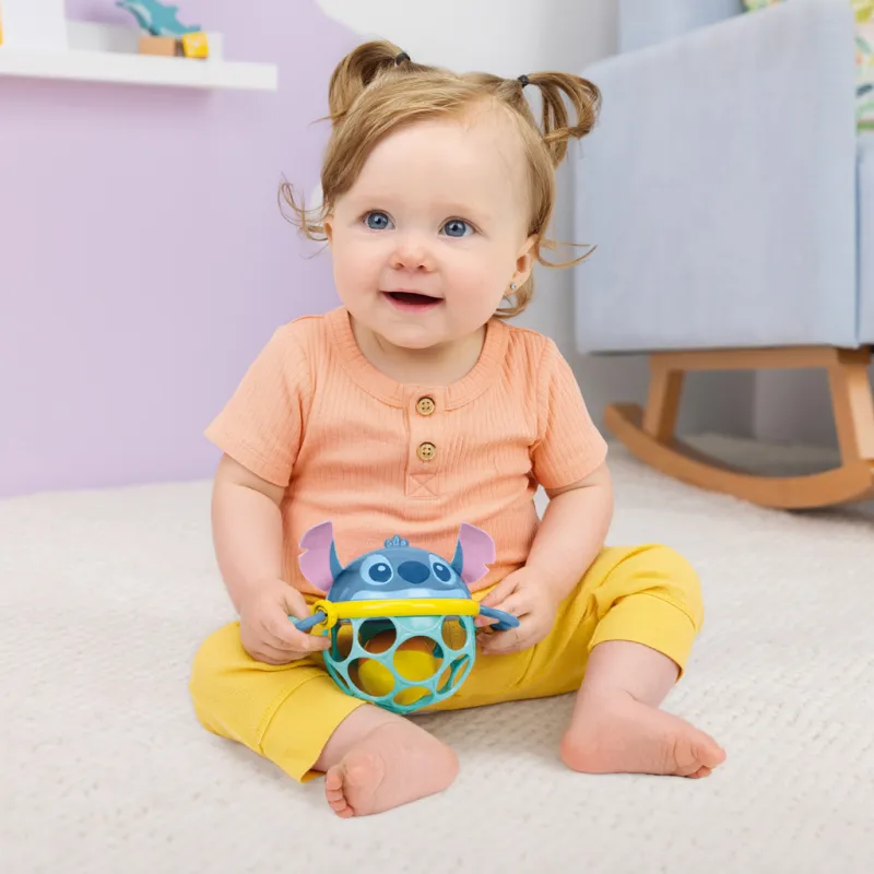 BRIGHT STARTS Chrastítko senzorické Stitch Jingle & Shake™, 0m+