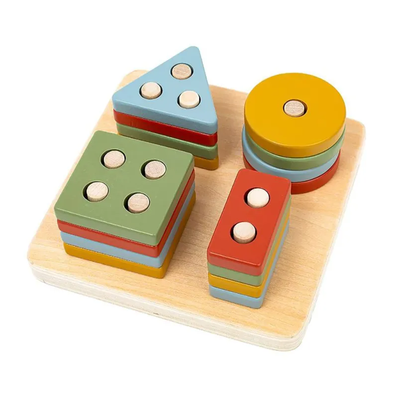 Baby Mix Dřevěné puzzle s čísly pro nejmenší