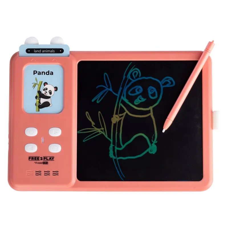 FREEON Free2Play Interaktivní LCD tabulka 2v1 pro výuku angličtiny Kiddigit