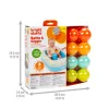 BRIGHT STARTS Vanička a bazén s míčky Bathe & Giggle™ 2 v 1, 6m+