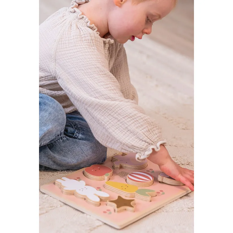 JABADABADO Puzzle vkládačka Zajíček a kamarádi
