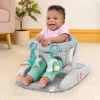 BRIGHT STARTS Křesílko učicí s hračkami připravené na cestování Learn-to-Sit™ Grey, 4m+