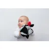 MOMS CARE Montessori míček se zrcátkem White & Black