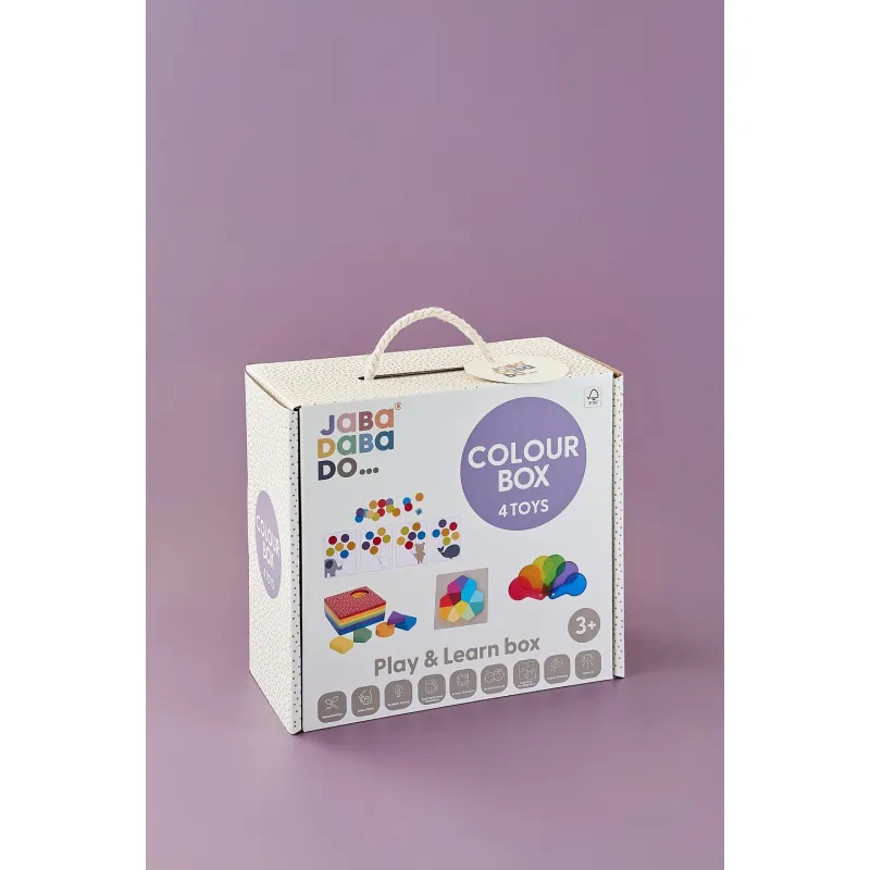 JABADABADO Play and Learn box Barvy