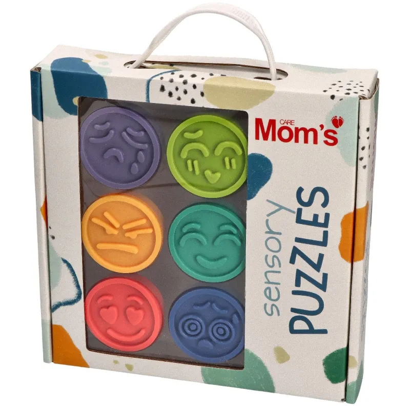MOMS CARE Senzorické puzzle emoce