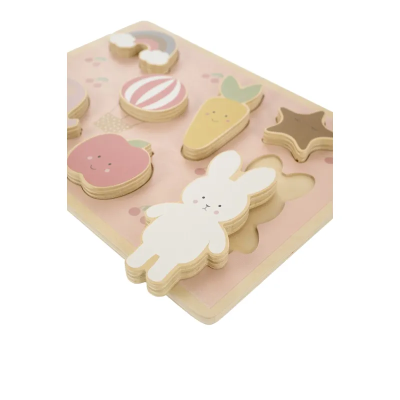JABADABADO Puzzle vkládačka Zajíček a kamarádi