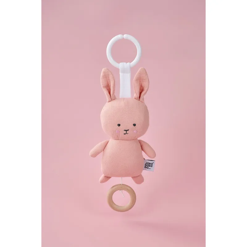 JABADABADO Bunny Hudební hračka růžová