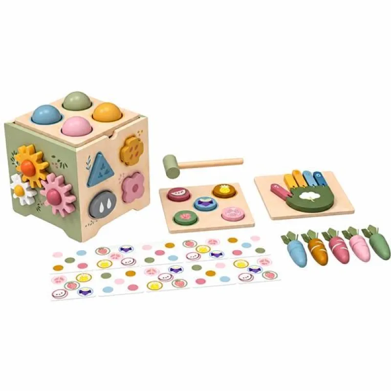 Baby Mix Dřevěné centrum aktivit Montessori