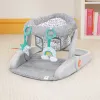 BRIGHT STARTS Křesílko učicí s hračkami připravené na cestování Learn-to-Sit™ Grey, 4m+