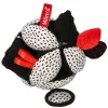 MOMS CARE Montessori míček se zrcátkem White & Black