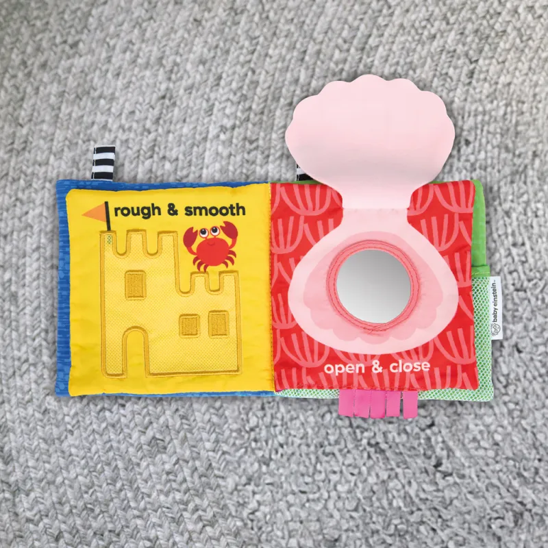 BABY EINSTEIN Měkká kniha plná aktivit Ocean Opposites™, 0m+