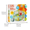 BRIGHT STARTS Hrací bazének s míčky Rowdy Rainforest™ Stow & Go, 6m+