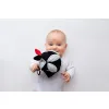 MOMS CARE Montessori míček se zrcátkem White & Black