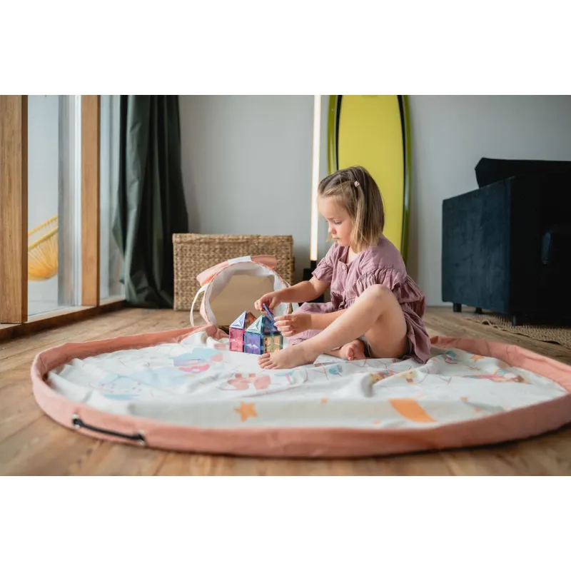 PLAY AND GO Soo Koš na hračky s podložkou Fairyworld