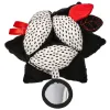 MOMS CARE Montessori míček se zrcátkem White & Black
