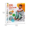BRIGHT STARTS Křesílko učicí s hračkami připravené na cestování Learn-to-Sit™ Grey, 4m+