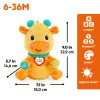 BRIGHT STARTS Hračka interaktivní vzdělávací Chat & Cuddle Giraffe™, 6m+