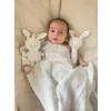 JABADABADO Dárková sada s mušelínovou dekou Bunny