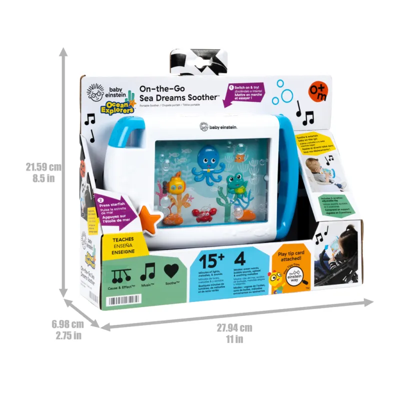 BABY EINSTEIN Tablet se zvuky, hudbou a světly Sea Dreams, 0m+