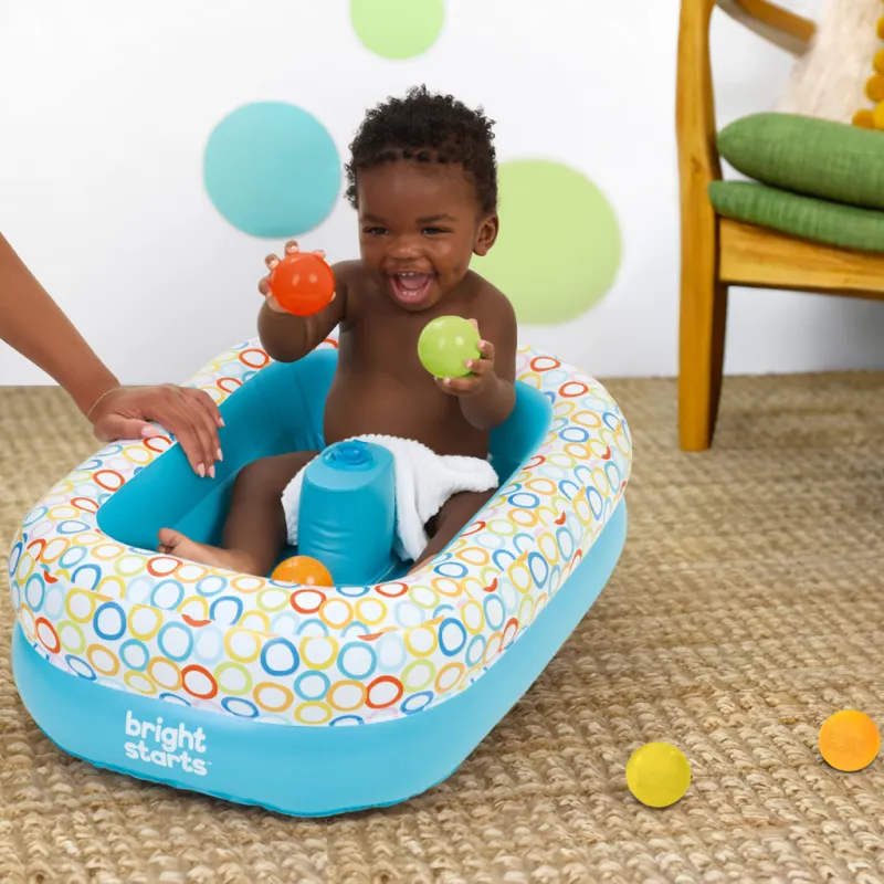 BRIGHT STARTS Vanička a bazén s míčky Bathe & Giggle™ 2 v 1, 6m+