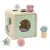 Baby Mix Vkládací kostka s tvary Montessori